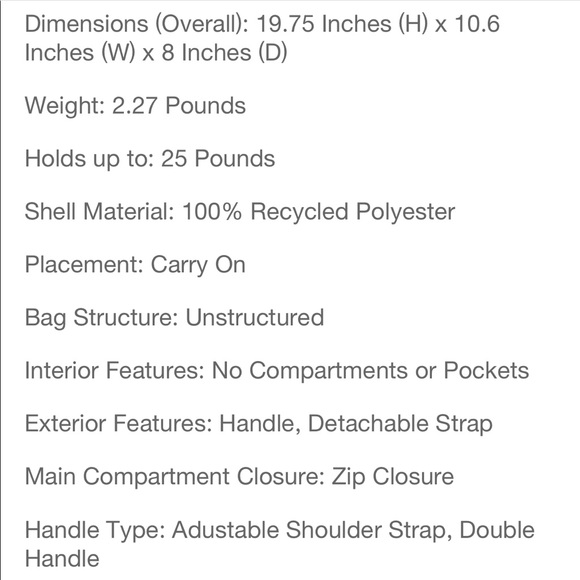 Stony Clover Lane x Target Pink Duffel Bag - Picture 5 of 10